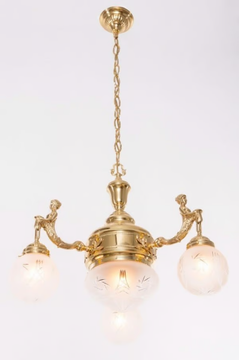 FORTUNA II - Handmade brass pendant lamp by Patinas Lighting - view 3